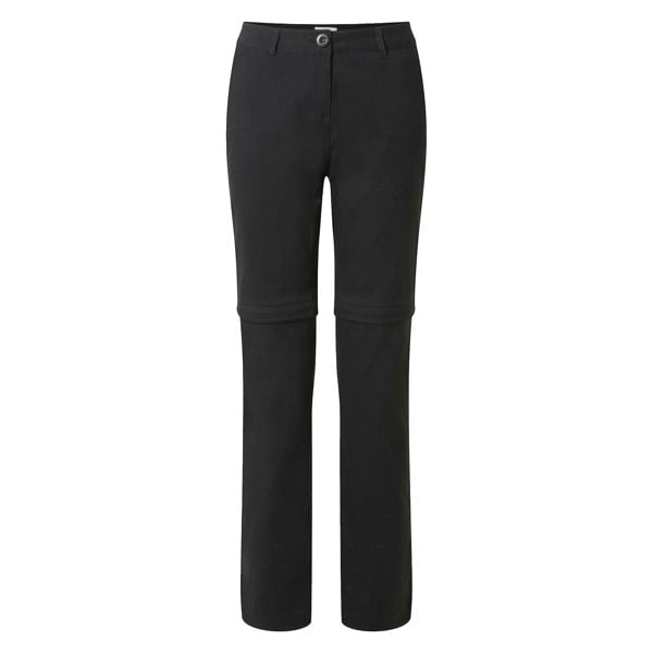 Craghoppers Womens/Ladies Kiwi Pro II Convertible Trousers - Black