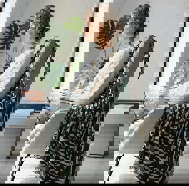 Anysox Anycozy Faux Cashmere Throw Blanket Green Snake Pattern 130x160cm