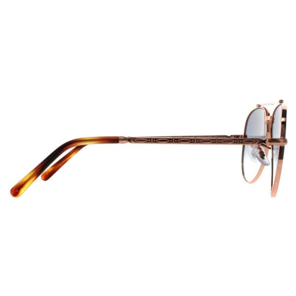 Ray-Ban Sunglasses RB3625 New Aviator 92023F Polished Rose Gold Blue Gradient