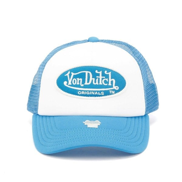 Von Dutch Trucker Tampa Cotton Cap - Blue/White