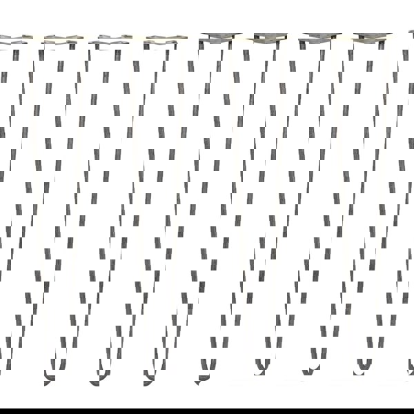 SkiSki 4 x 28" Hairpin Legs - 2 Prong - 12mm - Raw Steel