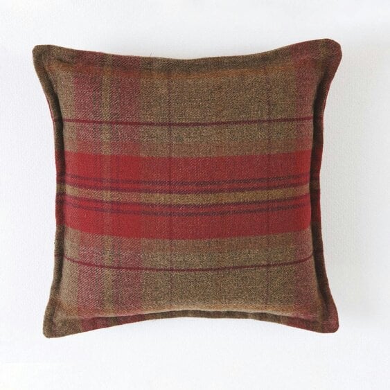 Scotts of Stow Grampian Tartan Cushion - Red
