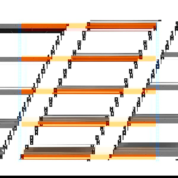 Monster Racking S-Rax 5 Shelf Racking - 180cm x 180cm x 60cm