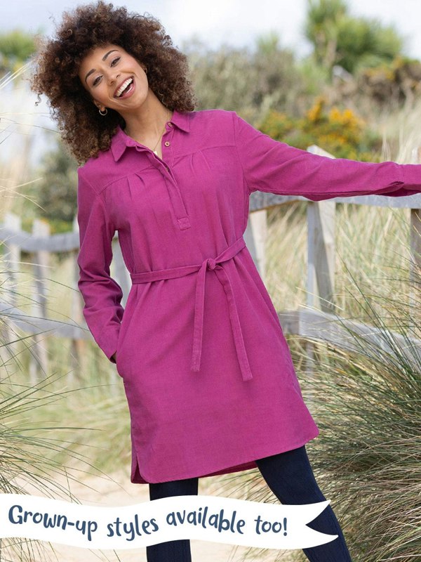 Kite Girls Organic Cosy Cords Berry