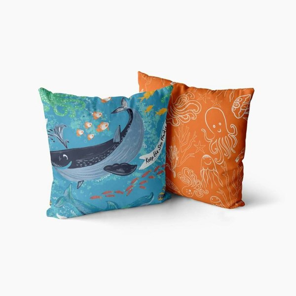 Ocean Friends Cushion Cover Cushion - Happy Linen Company