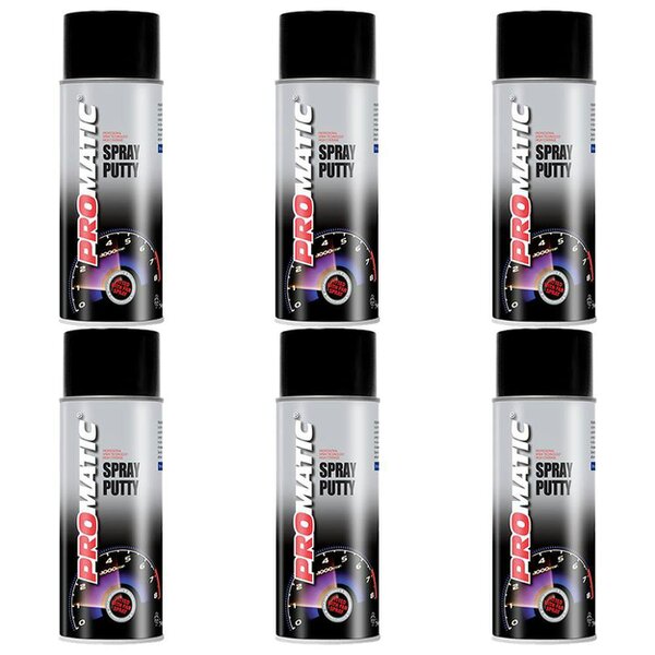 Promatic 6X Promatic Spray Putty Spray Paint 400ml