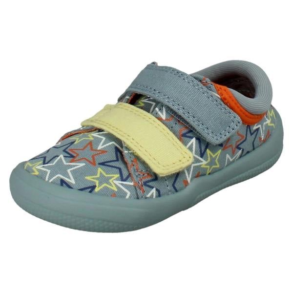 Clarks Boys Clarks Canvas Doodles Briley Fly T
