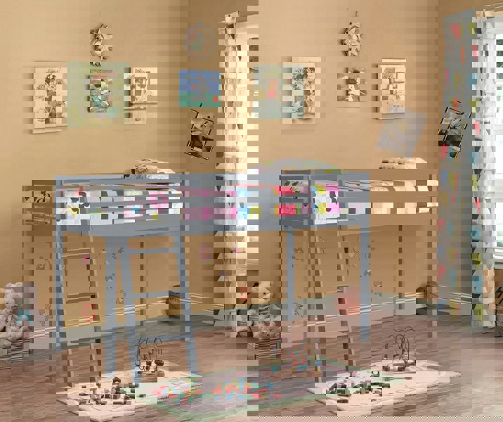 Comfy Living Practical 3ft Wooden Mid Sleeper Bed - A Stylish and Space-Efficient Choice for Your Child’s Bedroom