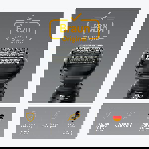 Braun Series 5 Electric Shaver ORIGINAL Replacement Head, 54B