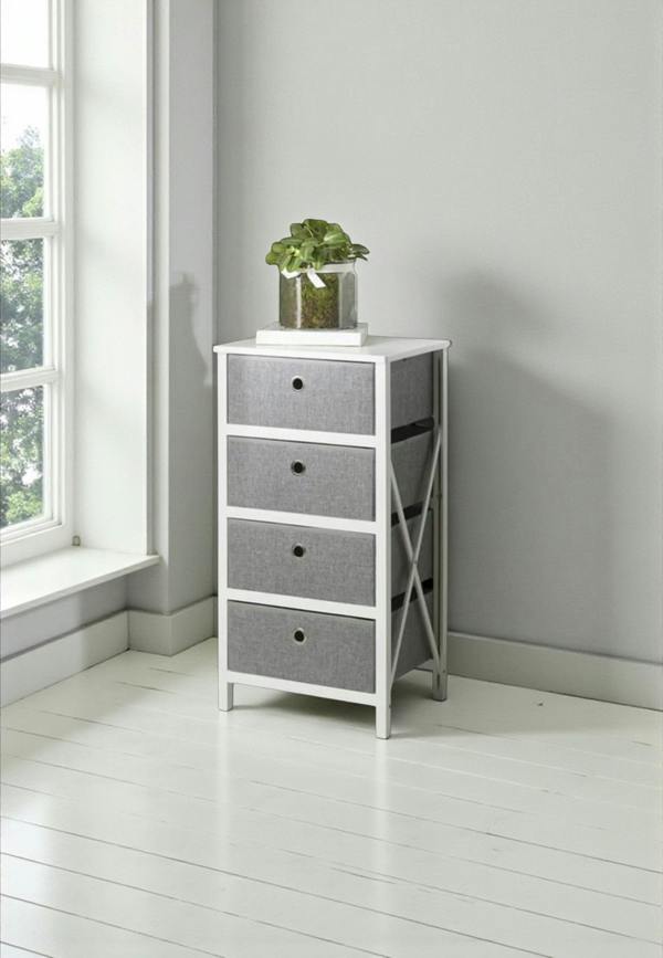 Garden Greatness Foldable 4 Drawer Fabric Storage Organiser Unit