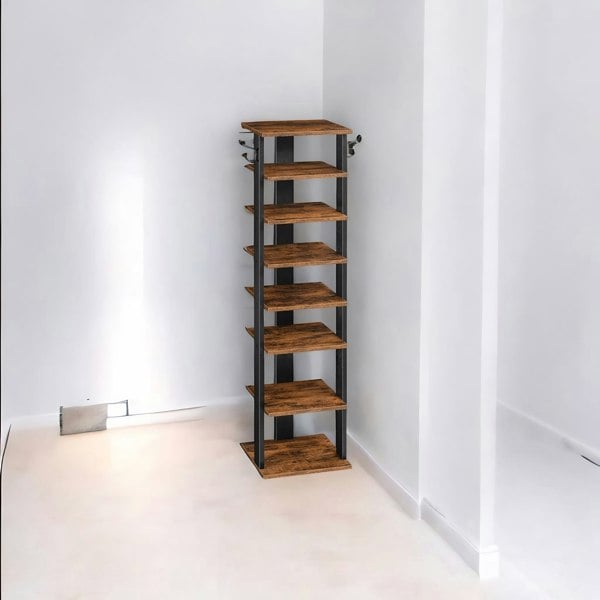 Rafaelo Mobilia Narrow 8-Tier Vertical Shoe Rack