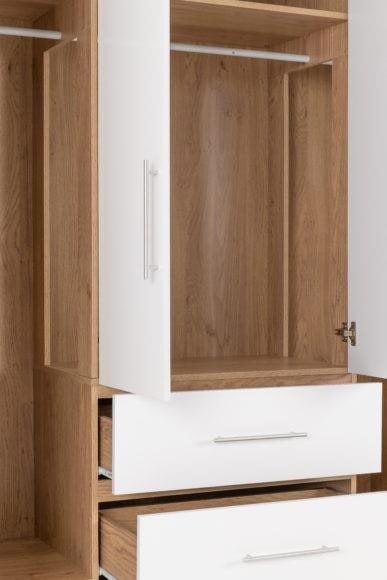Seconique Seville 4 Door 2 Drawer Wardrobe