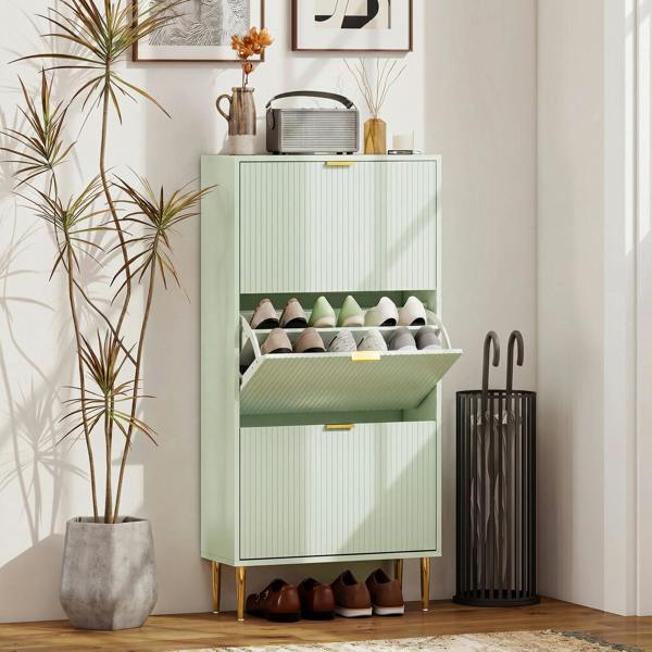 Flip-down Shoe Cabinet