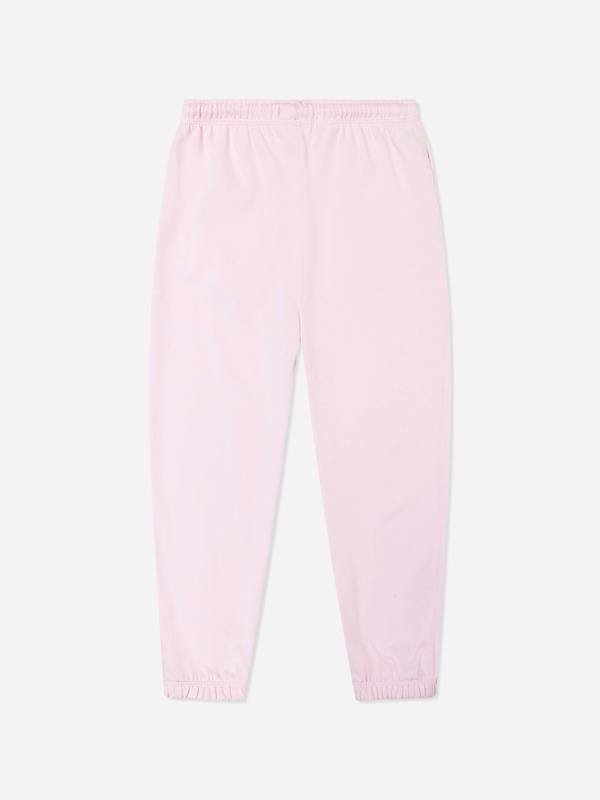 Childsplay Girls Cotton Joggers in Pink