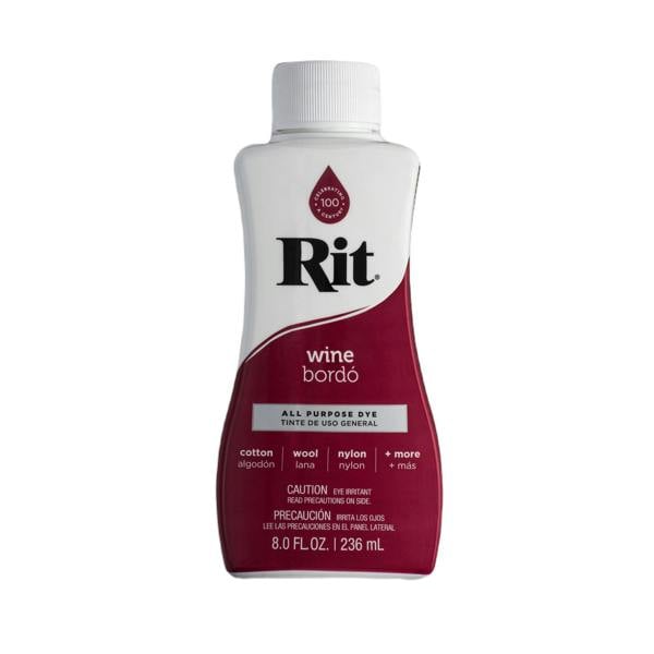 Rit All Purpose Liquid Dye - High Pigment Fabric Colouring Dyes 8oz