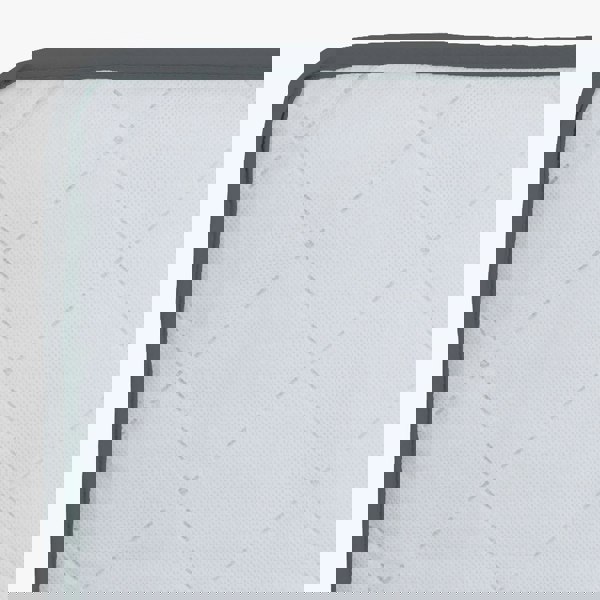 Zoom in on cover of comfy mattress
