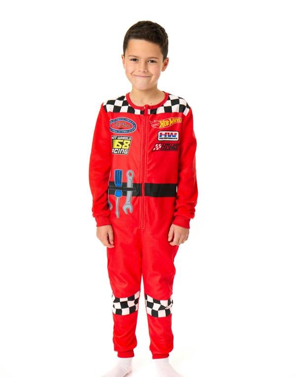 Hot Wheels Boys Red Pit Crew Style Onesie