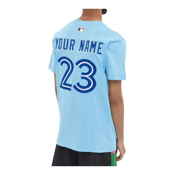 OFF-WHITE X Mlb Toronto Blue Jays T-Shirt Blue - Supplied LuxuryOff-White