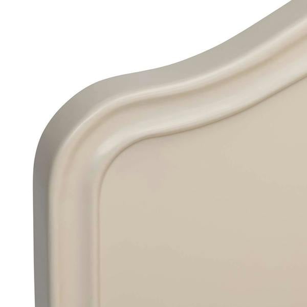 Statement Furniture Juliette French Style Bed with Wooden Headboard. Cream Bed Frame in 3ft 4ft6 5ft 6ft