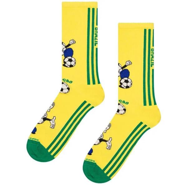Happy Socks World Cup Brazil, Yellow