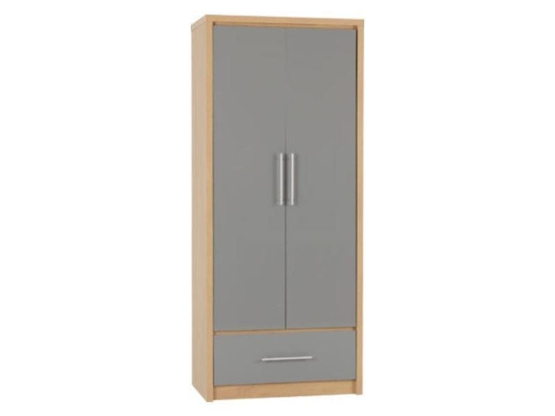Seconique Seville 2 Door 1 Drawer Double Wardrobe