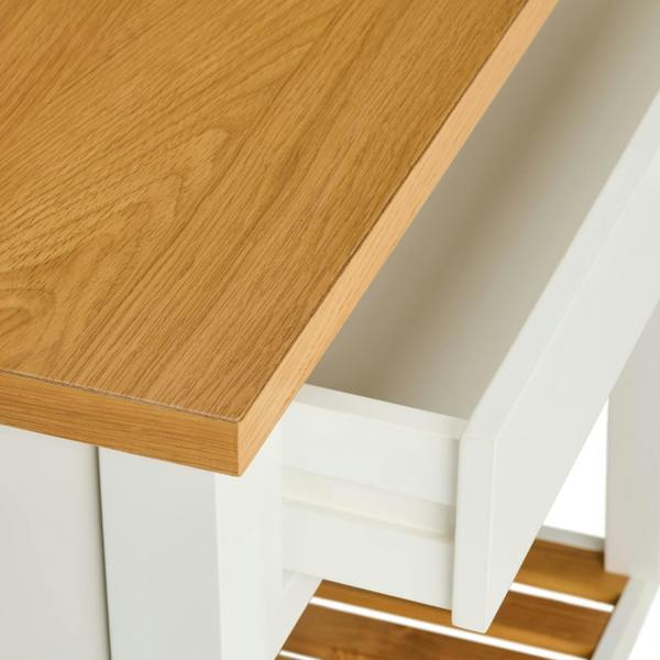 Statement Furniture Ludlow White Console Table with Storage