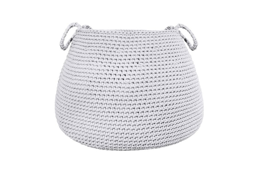 Large basket LIGHT GREY - Zuri House