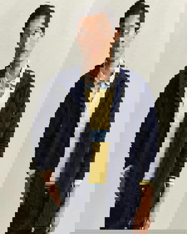 GANT Mens Windbreaker Jacket - 433 Evening Blue