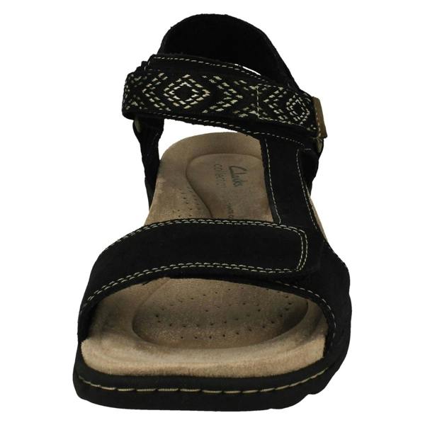 Clarks Ladies Clarks Aztec Detailed Strappy Sandals Amanda Step