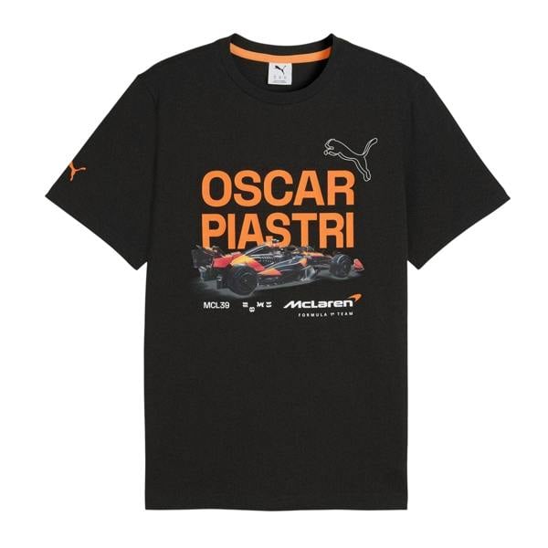 Puma Unisex Adult Oscar Piastri McLaren F1 T-Shirt - Puma Black - 