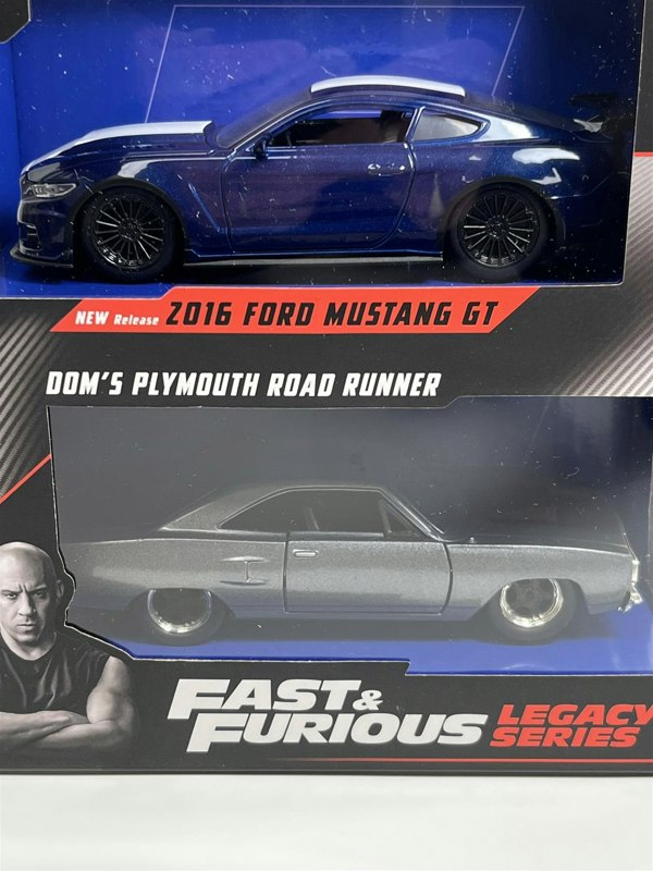 Jada Fast and Furious Twin Set Ford Mustang and Plymouth Road Runner 1:32 Jada 253202018 34255