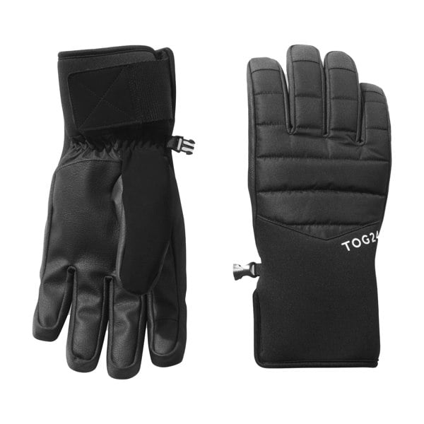 TOG24 Unisex Adult Adventure Ski Gloves - Black