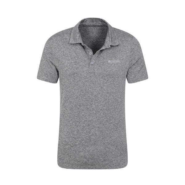 Mountain Warehouse Mens Deuce IsoCool Polo Shirt - Grey