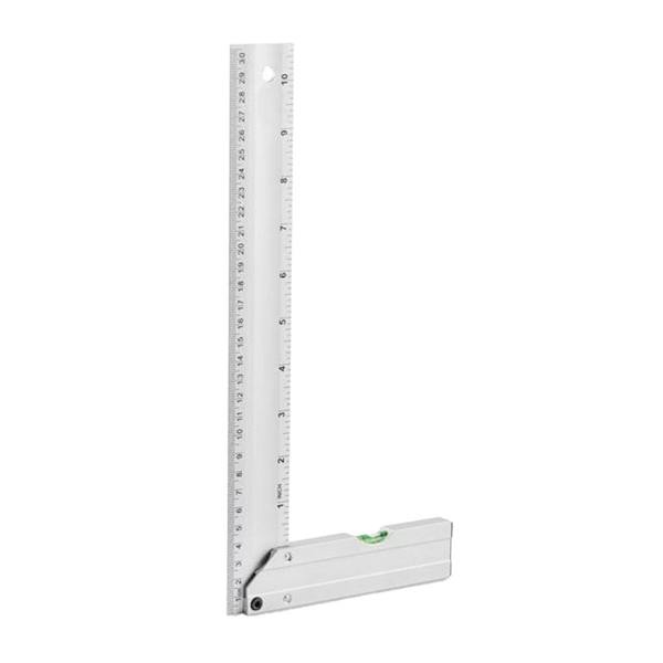 MidOcean Mejure Spirit Level Aluminium Ruler - Silver