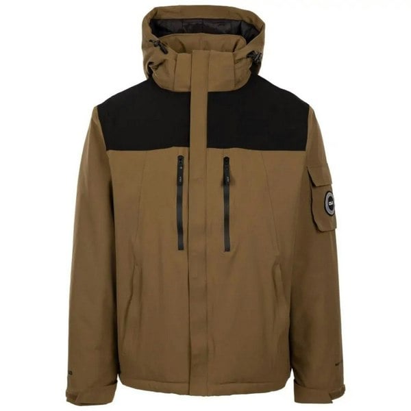 Trespass Mens Jenkins DLX Padded Jacket - Dark Olive