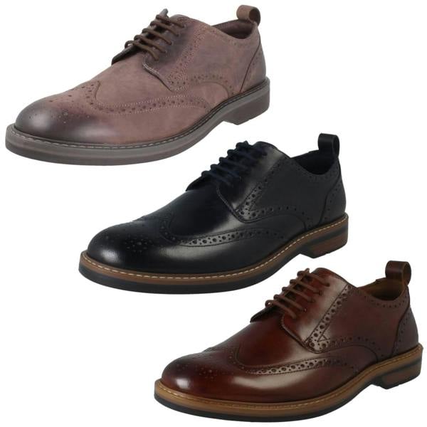Clarks Mens Clarks Smart Casual Lace Up Brogue Shoes Aldwin Limit