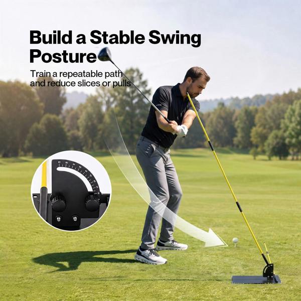 Centra Golf Alignment Sticks for Plane Accuracy With Carry Bag Outdoor Practice