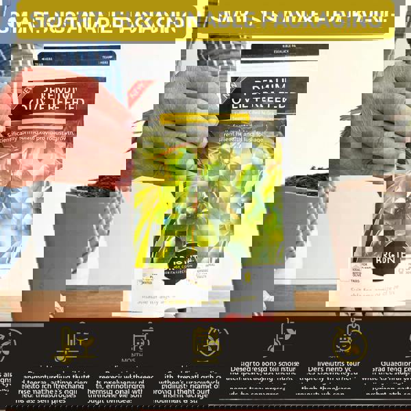 Bronte Heritage Olive Tree Fertiliser 120g – Slow-release granules for olive trees in pots & gardens. Promotes lush foliage & robust growth