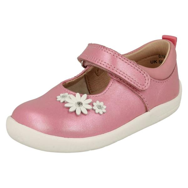 Start-rite Girls Startrite Flower Detailed Shoes - Fairy Tale