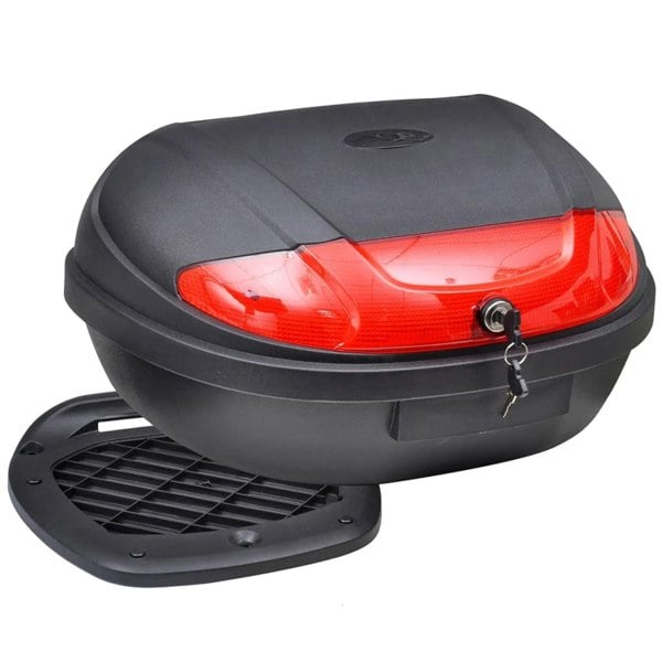 Berkfield Motorbike Top Case 72 L for 2 Helmet