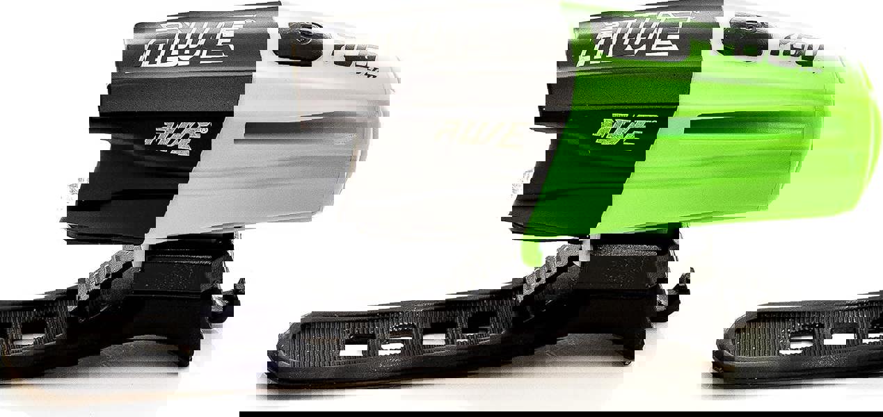 Awe 700 Lumens 1 x LED USB Rechargeable Front Bike Light Black/Green