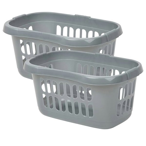 Hipster Plastic Laundry Basket For Washing Clothes & Laundry
