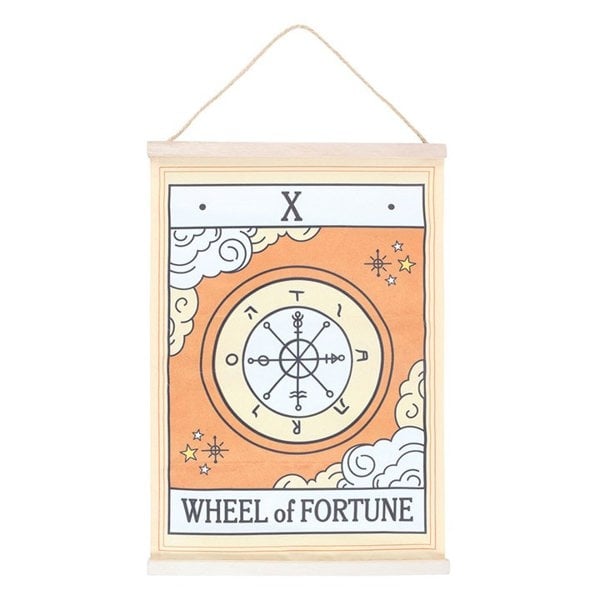 Serano The Wheel of Fortune Vintage Tarot Wall Hanging