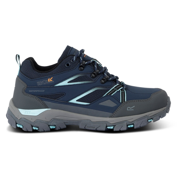 Regatta Women's Holcombe III Low Walking Shoes - Navy/Aruba Blue