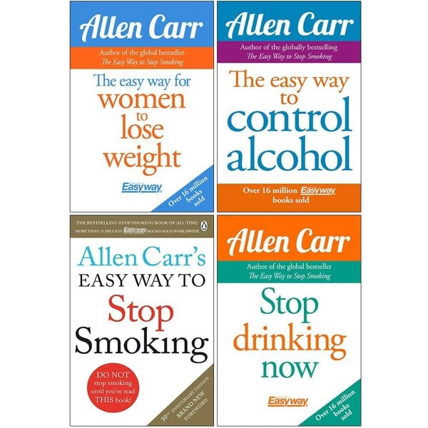 Various Publishers Allen Carr Collection 4 Books Set