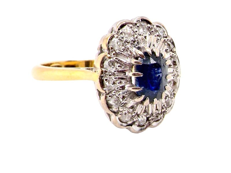 sapphire and diamond ring