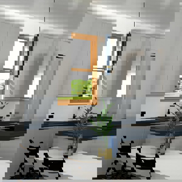 Milagro Joker Contemporary Pendant Lamp 1XGU10 Hand Made Cylindrical Style Light Finished in Navy Blue With Striking Gold Detail