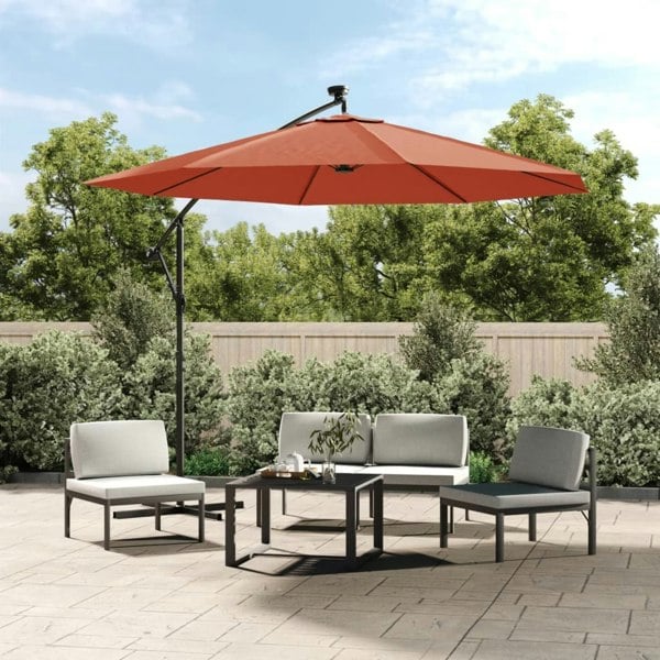 Berkfield Replacement Fabric for Cantilever Umbrella Terracotta 300 cm