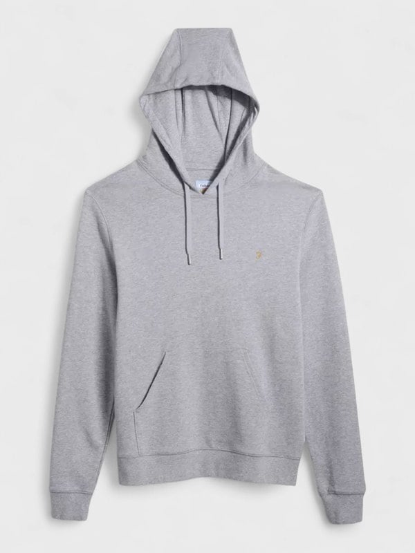 Farah Zain Light Marl Grey Hoodie