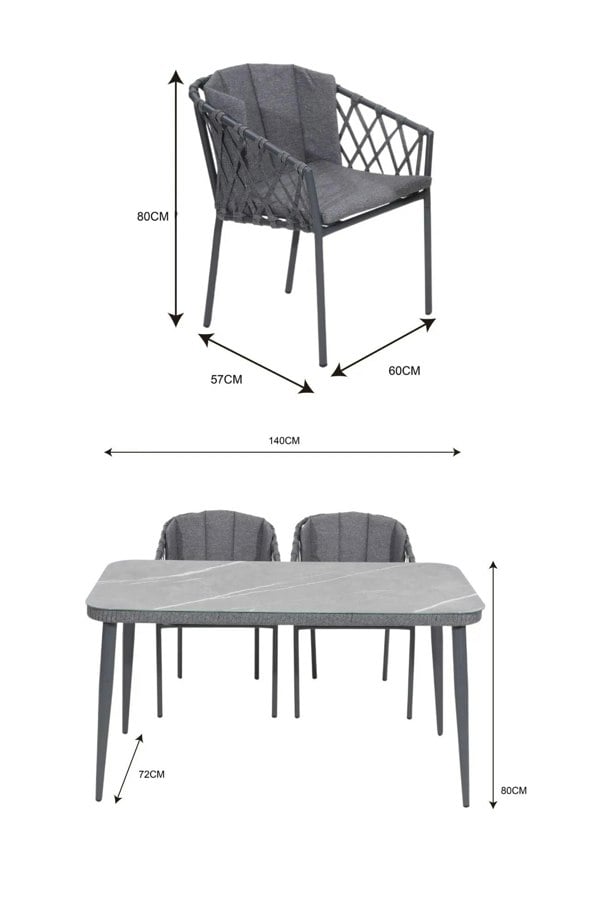 Groundlevel The Sweenie 7 Piece Outdoor Furniture Set